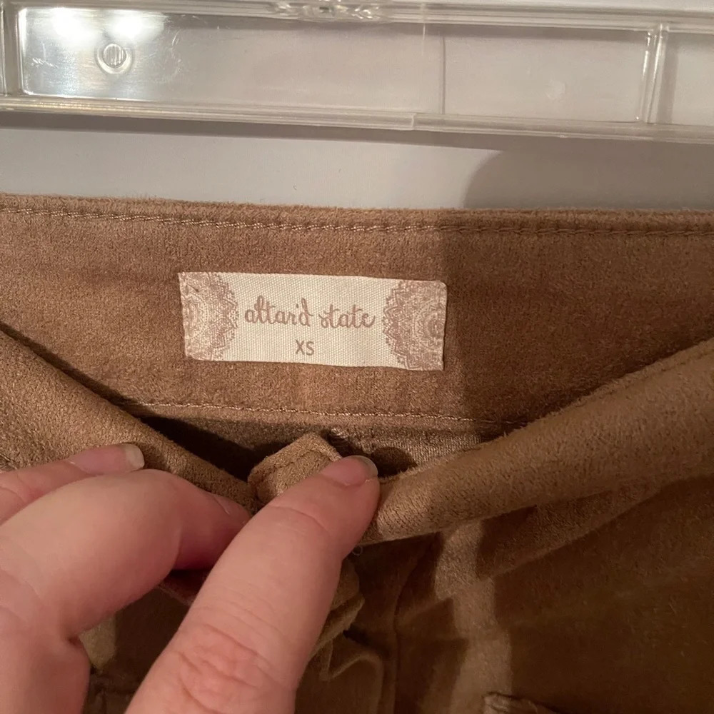 Altar’d State Suede Mini Skirt - Picture 2 of 3